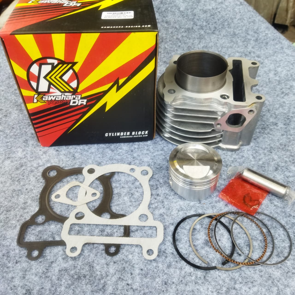 Blok Mio Kawahara Racing – Boring 58,5mm 150cc – Mio Sporty, Smile, Soul/Blok Seher Mio Kawahara Rac