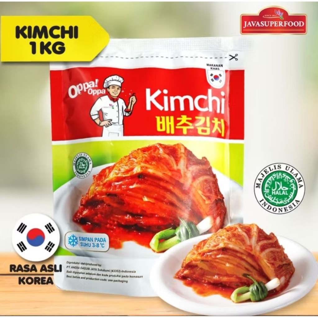 

KIMCHI SAWI FRESH OPPA HALAL 1 KG - Makanan Korea