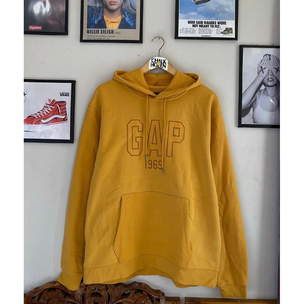 hoodie GAP mustard size L