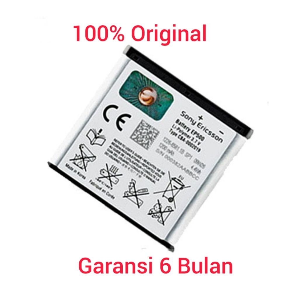 Sony Ericsson Battery EP500 Baterai Batere Original 100%