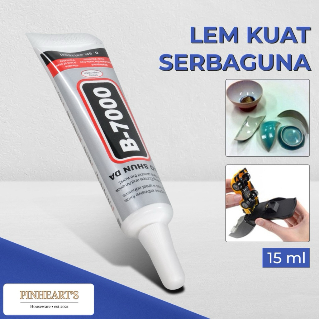 

LEM SERBAGUNA DAN KUAT POWER GLUE STRONG ADHESIVE ISI 15ML / LEM SERBAGUNA POWER GLUE - B-7000