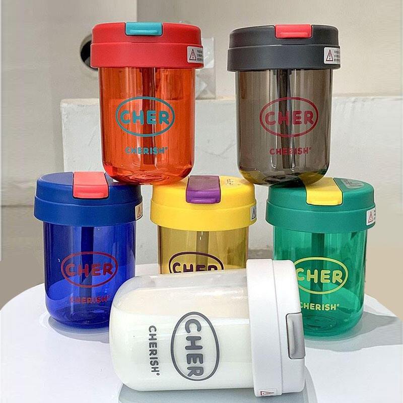 Botol Minum Anak Sedotan Lucu Karakter Bottle Tumblr Air / BOTOL CHER ANAK FREE SEDOTAN PREMIUM IMPO