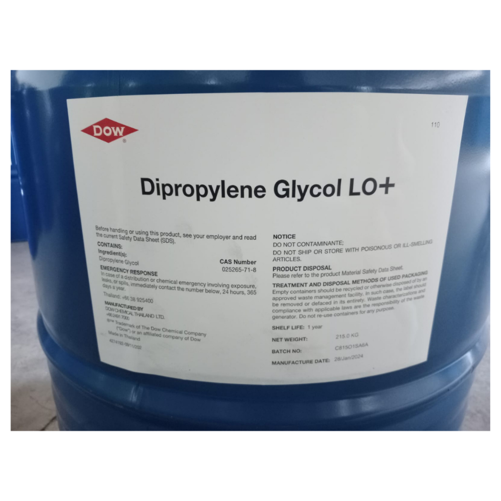 Dipropylene Glycol (DPG) LO+ Ex Dow / Solviol untuk Pelarut Parfum