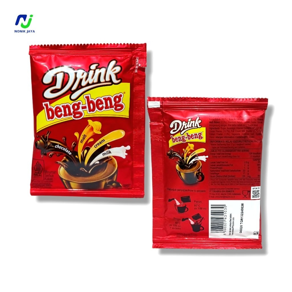 

Minuman Serbuk Beng Beng Drink Chocolate Malt Renteng Isi 10 Pcs@27gr