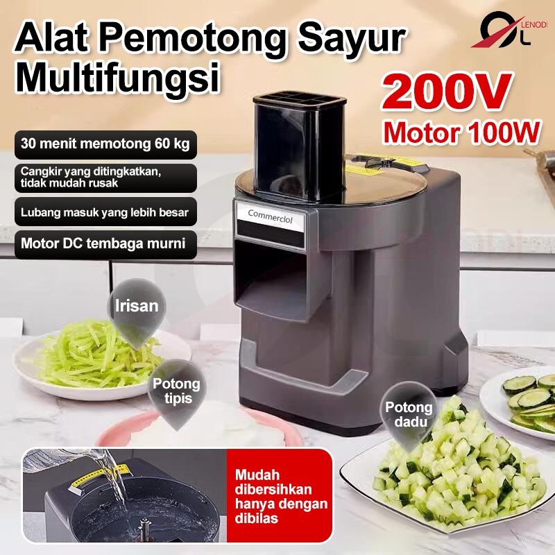 Mesin Pemotong Dadu/Mesin Potong Sayuran Multifungsi Listrik/Memotong