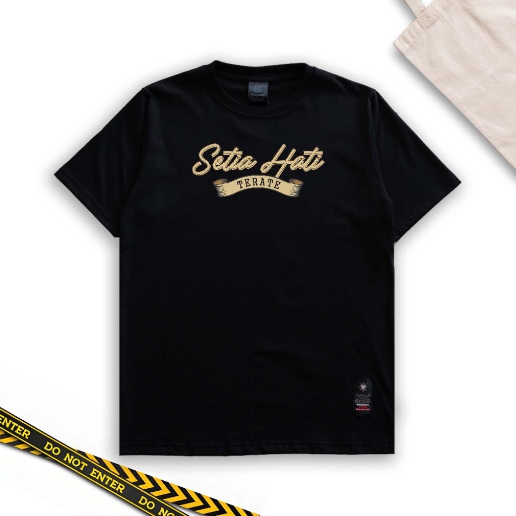 KAOS PSHT 24S | T-SHIRT PSHT RIBBON - BLACK | KAOS PSHT SIMPLE