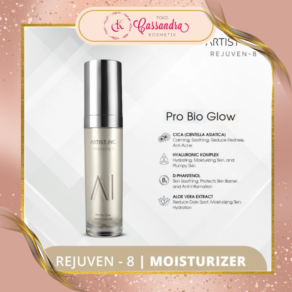 ARTIST INC REJUVE-8 PRO BIO GLOW MOISTURIZER 30G