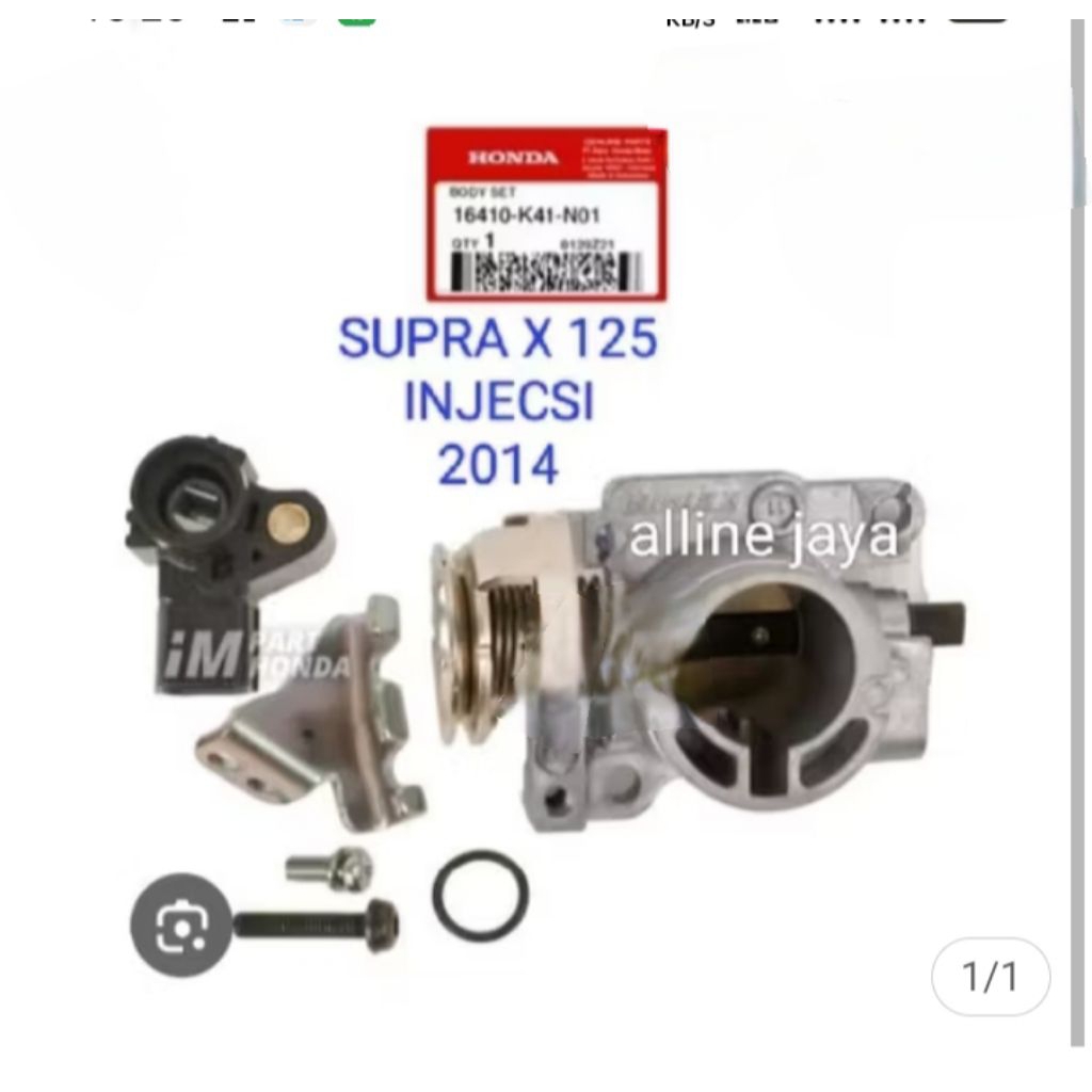 16410-K41-N01 BODY SET SUPRA X125 FI ORI AHM