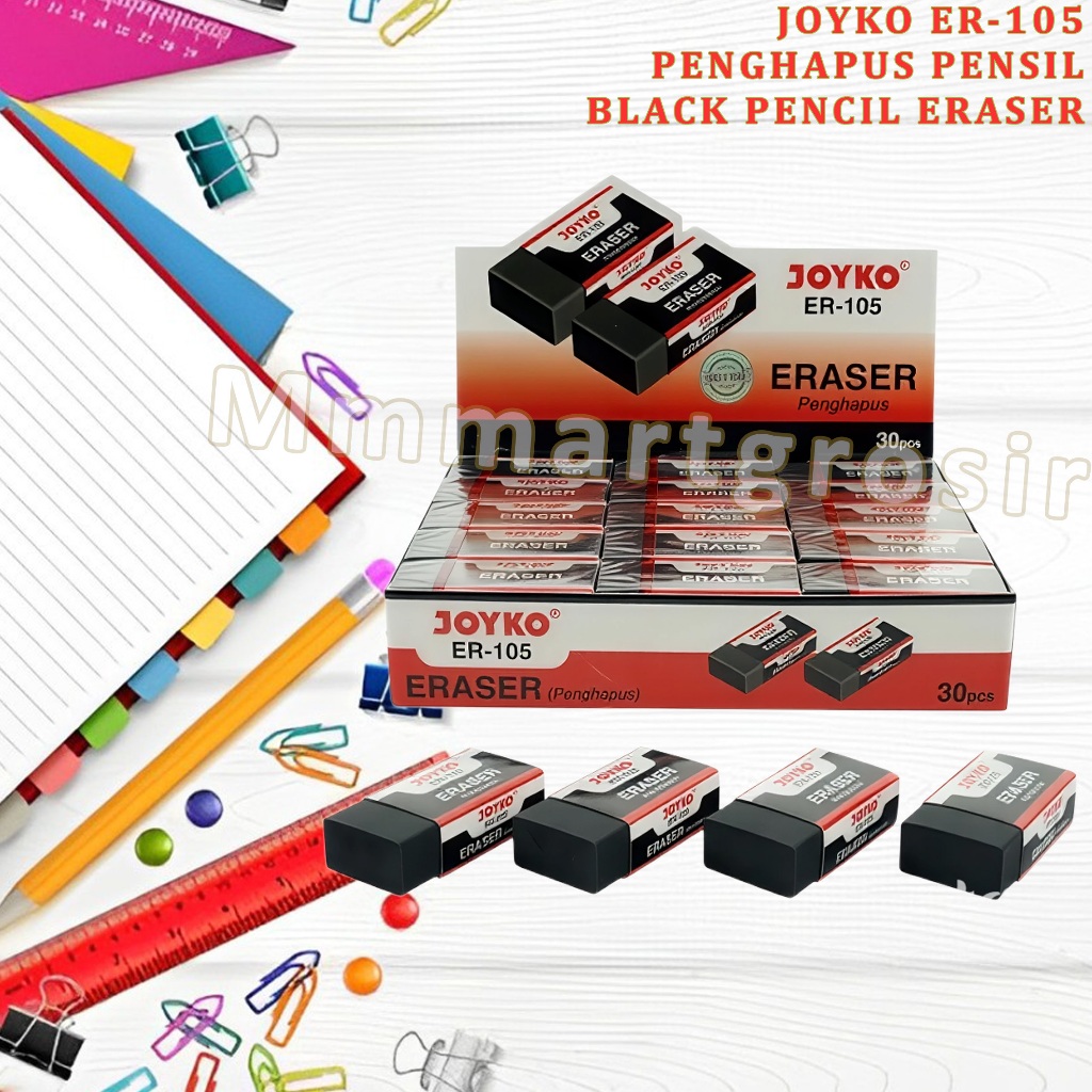 

Joyko / Penghapus Pensil / Black Pencil Eraser / ER-105