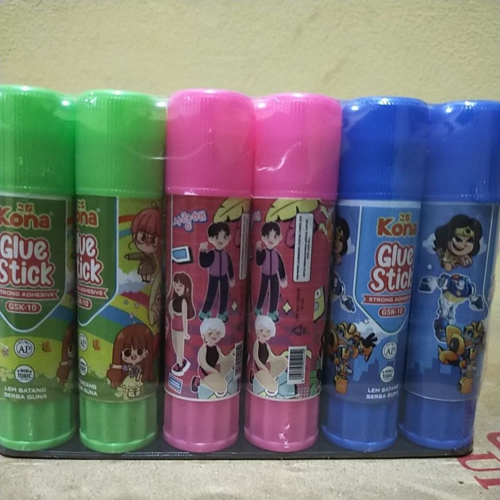 

24 buah ( 1 bok ) Lem Kertas Stik/Glue Stik