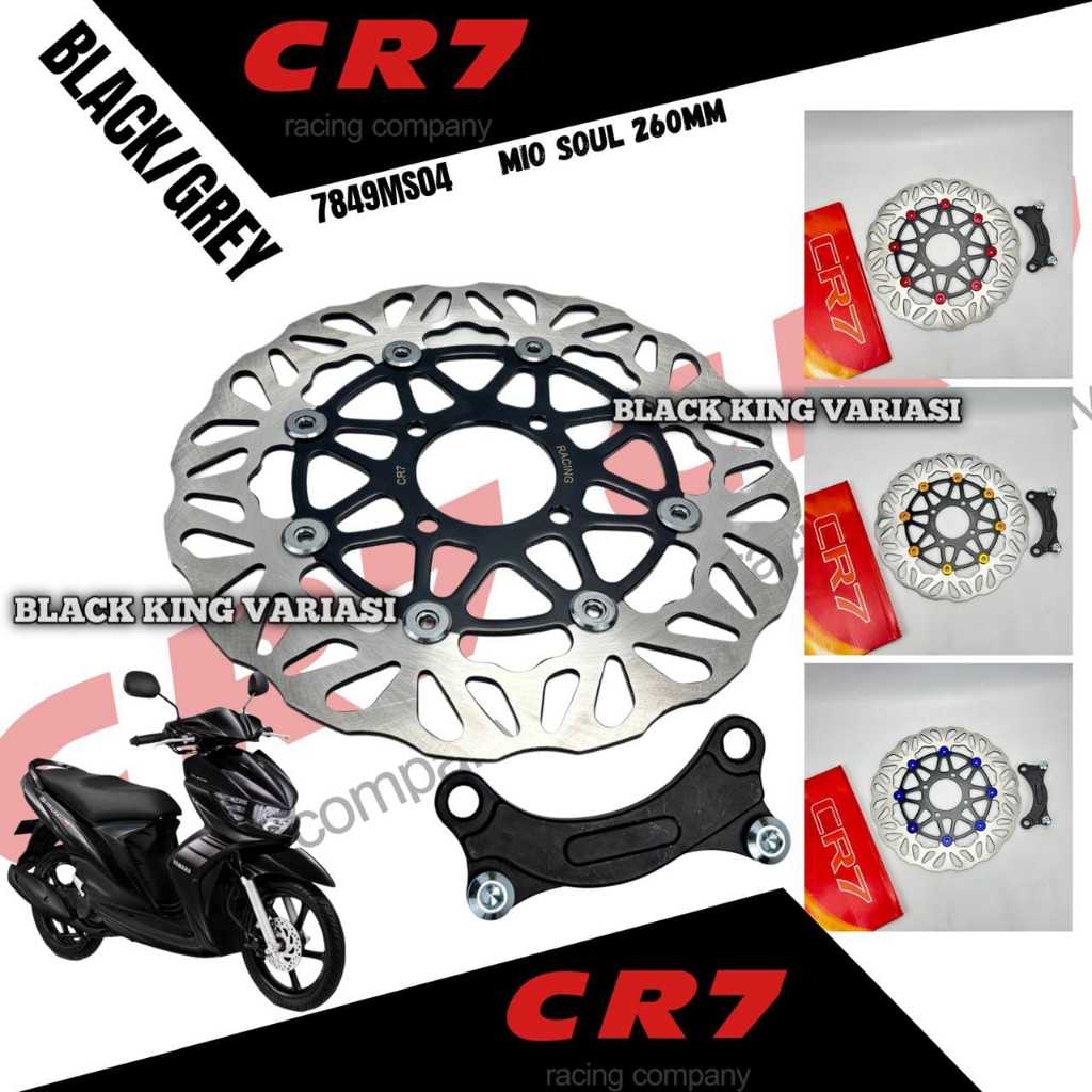 Piringan Cakram Depan 260MM Mio Soul Xeon Mio Smile Plus Breket Piringan Cakram 260mm Disc Piringan 