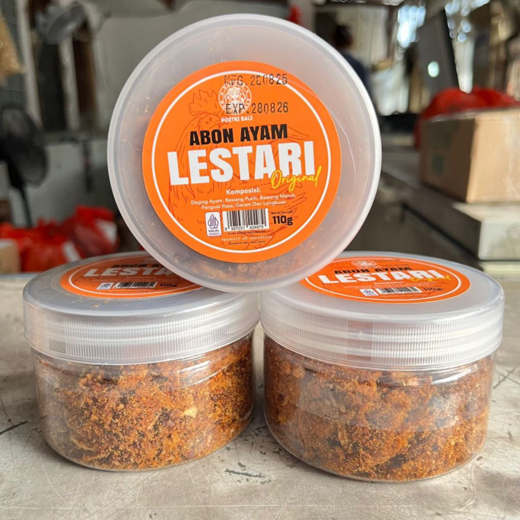 

Abon Ayam Lestari Original 110gr | Abon Ayam Ori