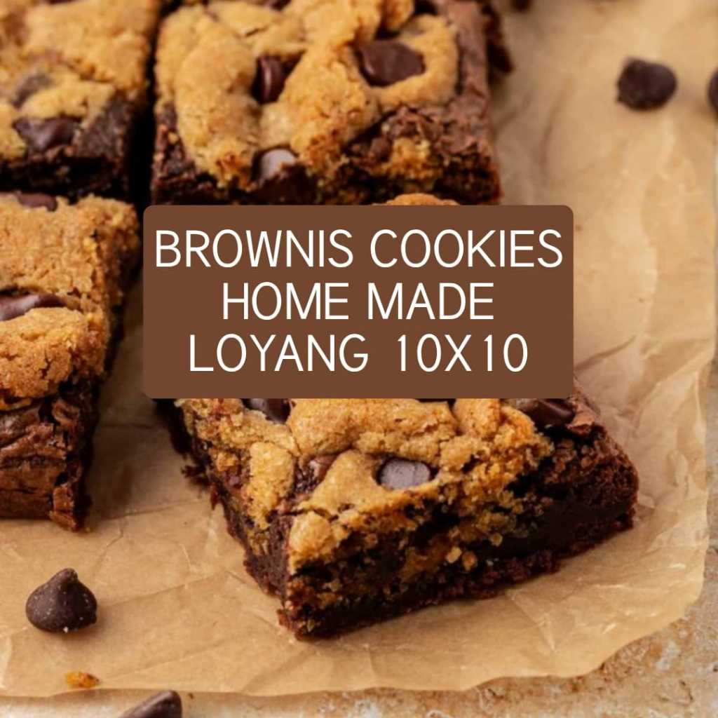 

Brookies Brownis Cookies Fudgy Brownies Viral Kue Coklat Panggang Oven Murah Enak