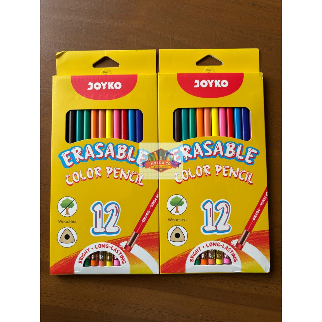 

Pensil Warna Joyko Erasable CP-0130-12 12 warna