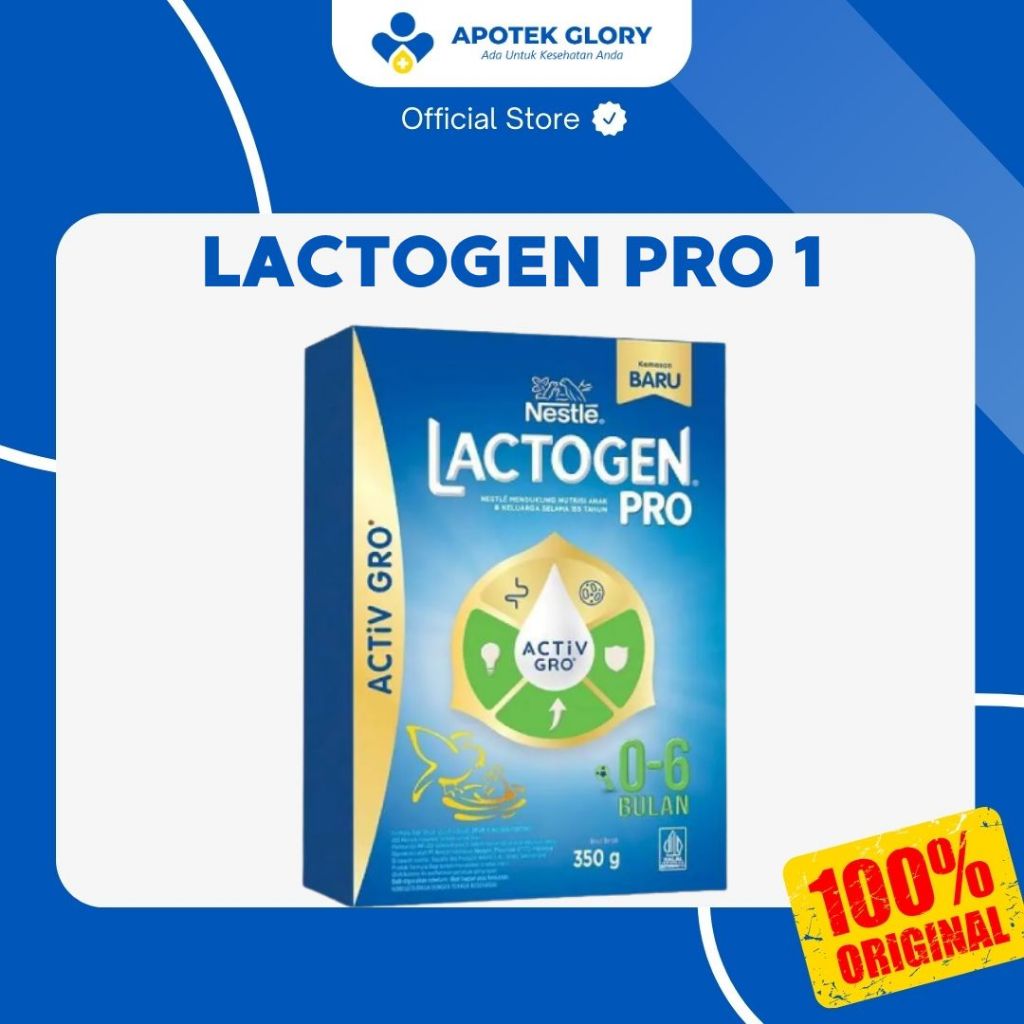 LACTOGEN PRO 1 SUSU FORMULA BAYI 0-6 BULAN 350 GR