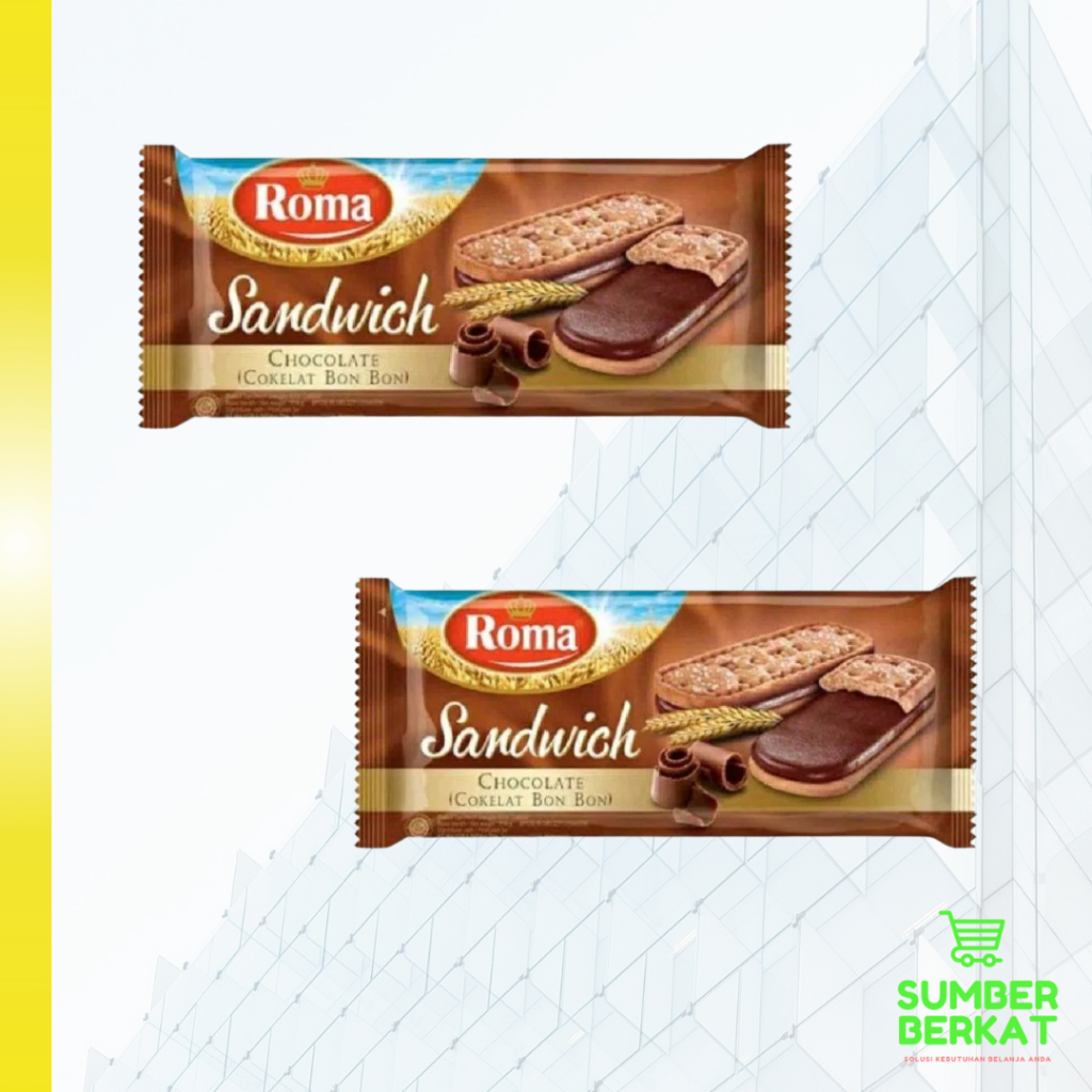 

Roma Sandwich 2 Varian Rasa Coklat dan Peanut