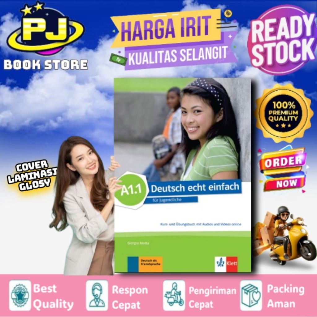 

Deutsch echt einfach für Jugendliche Bahasa Jerman untuk Remaja A1.1