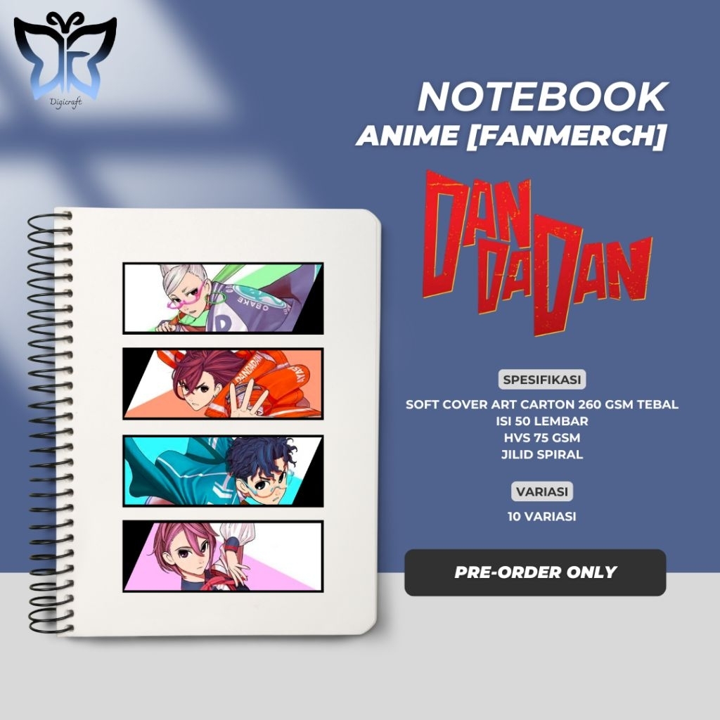 

Notebook A5 Anime Dandadan [FanMerch]