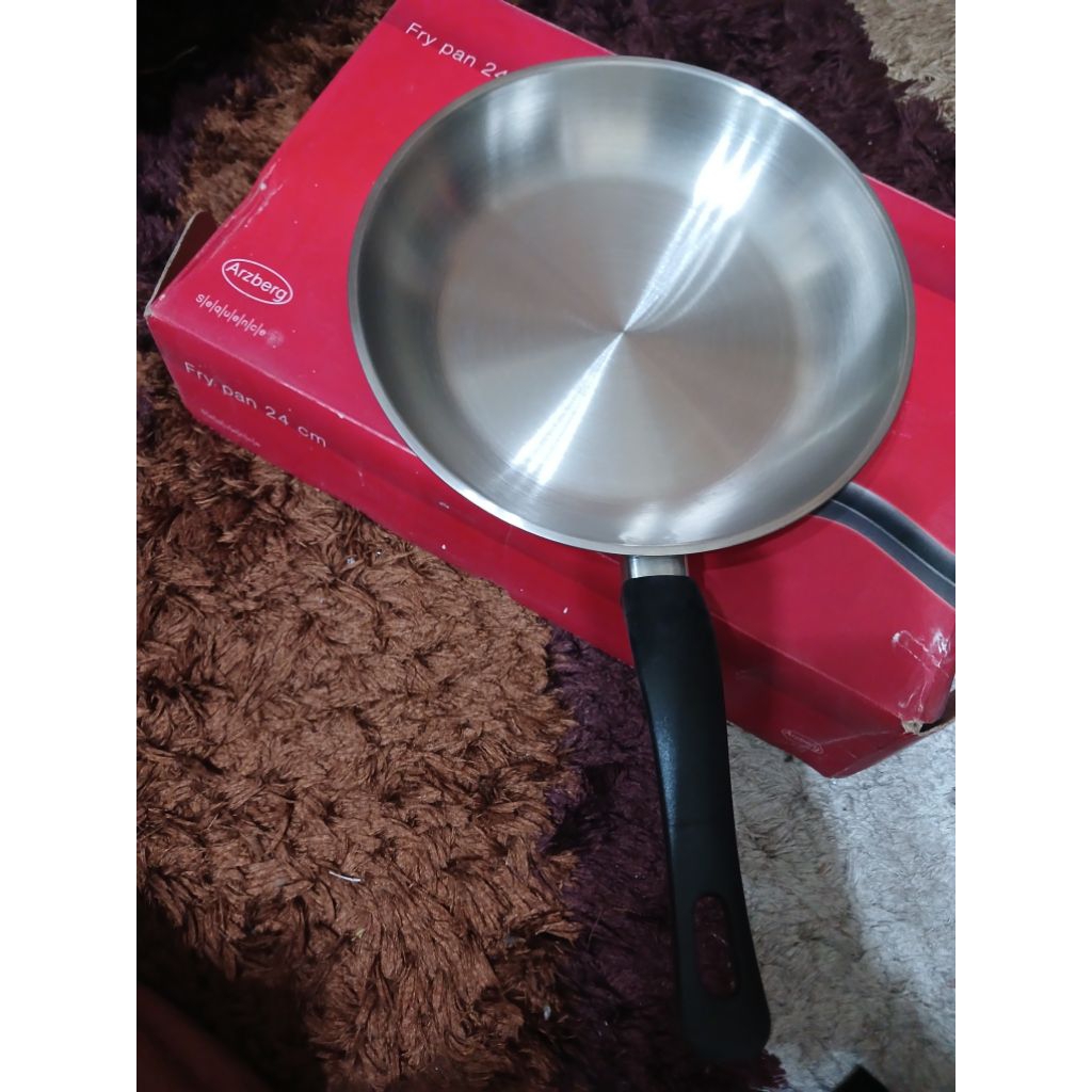 ARZBERG FRYING PAN 24cm STAINLESTEEL