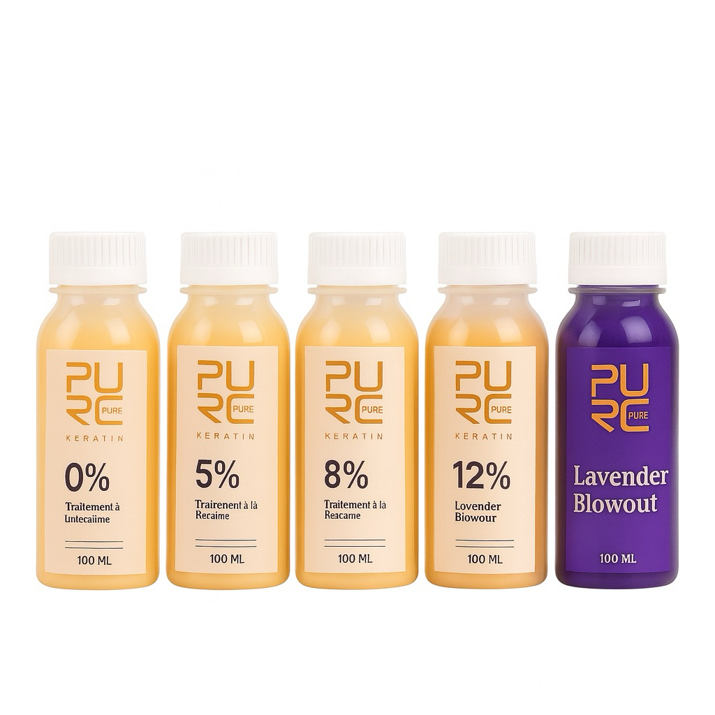 PURC Brazilian Keratin Treatment Smoothing Rambut Brazilian 5% 8% 12% Pure Infuse Keratin.in