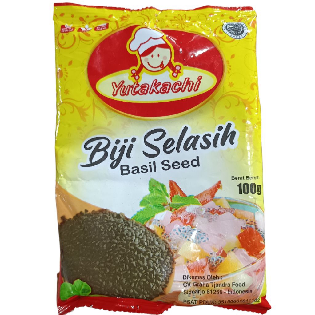 

Biji Selasih Yutakachi 100gr Basil Seed