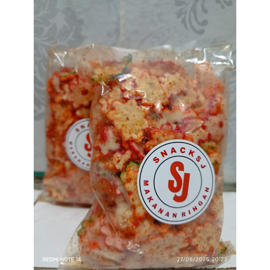 

krupuk bintang seblak pedas gurih