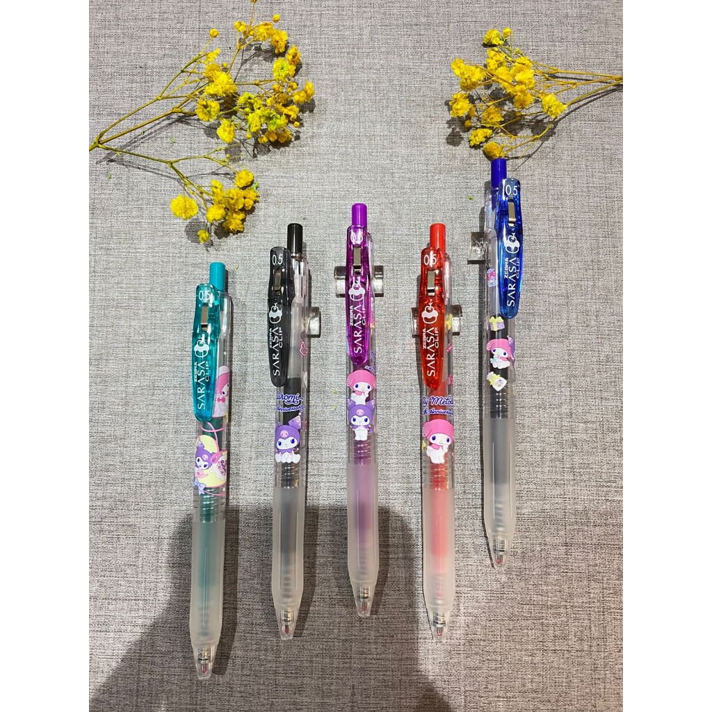 

ZEBRA SARASA CLIP 0.5 MY MELODY KUROMI SET 6PCS