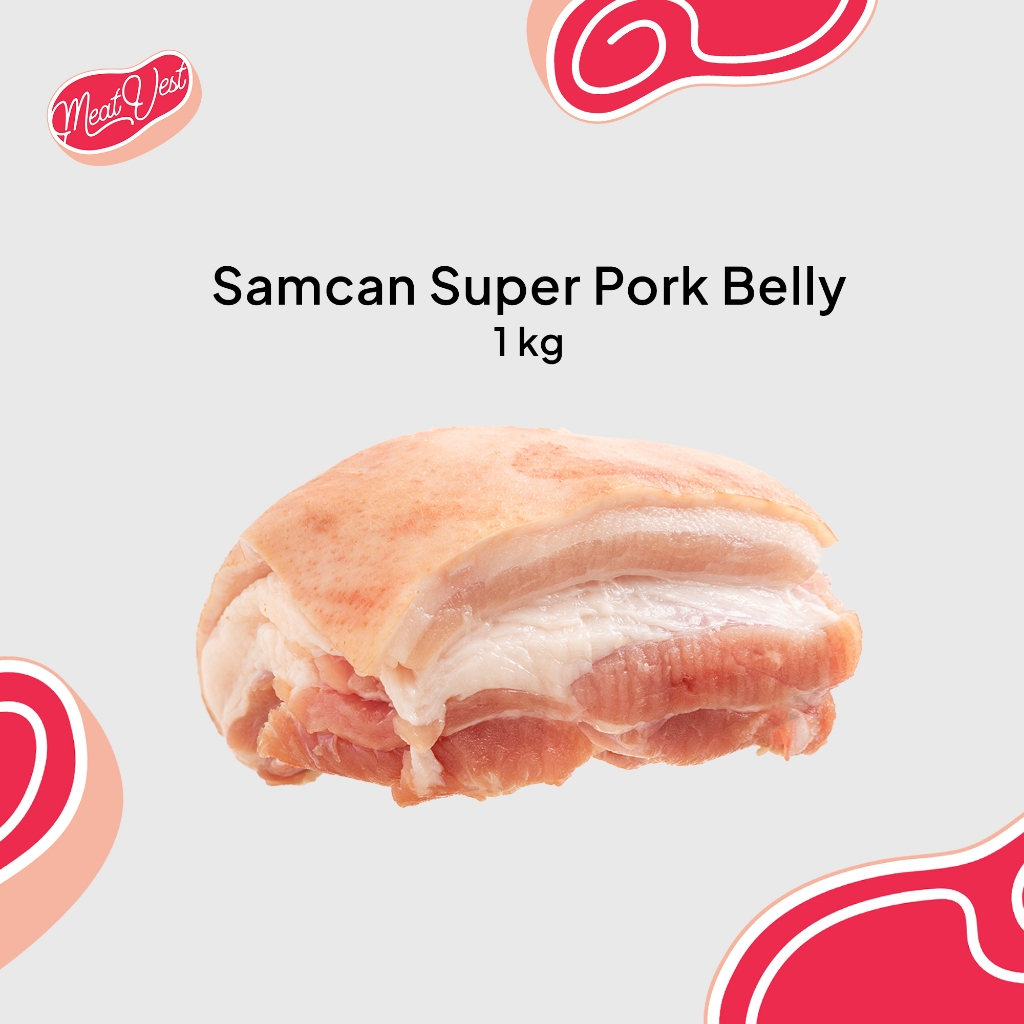 

MeatVest - Pork Belly Daging Babi Samcan Fresh 1 Kg