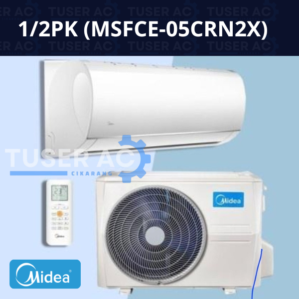 MIDEA AC SPLIT 1/2 PK 0,5PK AC MSFCE / MSFC-05CRN