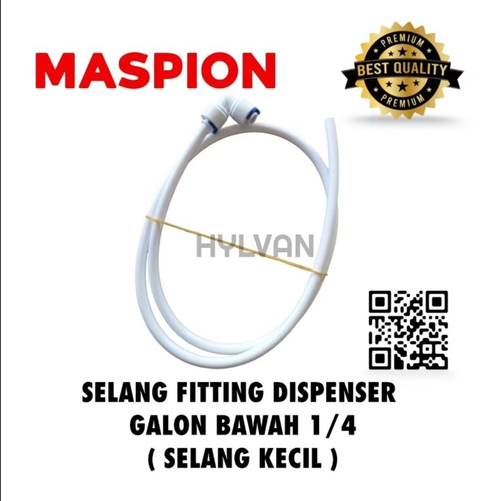 SELANG FITTING DISPENSER GALON BAWAH 1/4 MASPION