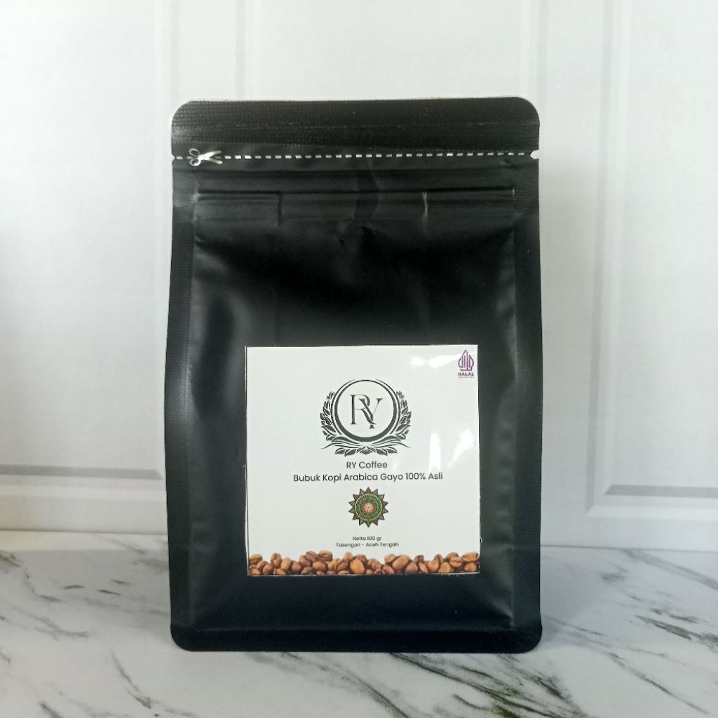 

RY Coffee | Bubuk Kopi Lanang Gayo 100% Asli | Netto 100 gr