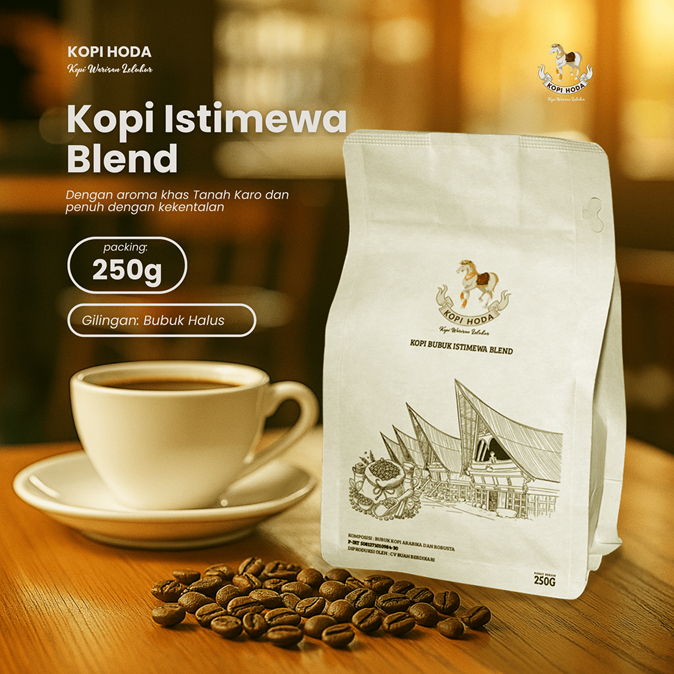 

Kopi HODA Istimewa Blend 250 gram - Kopi Bubuk Halus