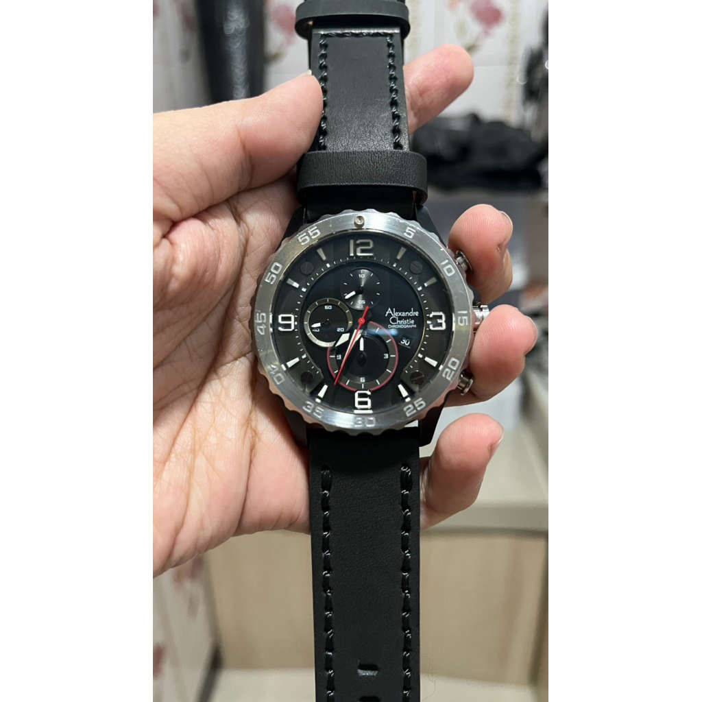 Jam Tangan Pria Alexandre Christie 6505MC Original