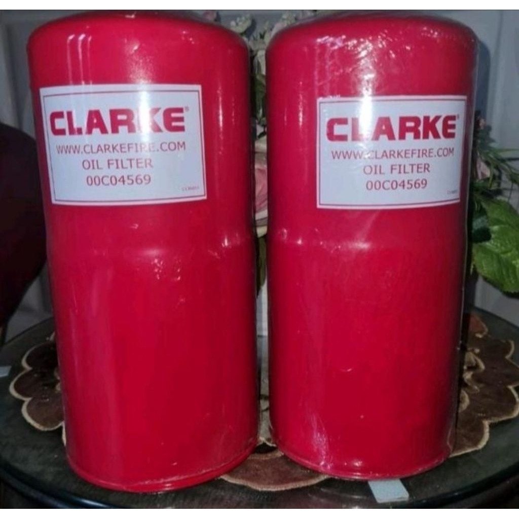 OIL FILTER OLI CLARKE DR8H DQ6H FIRE PUMP 00C04569
