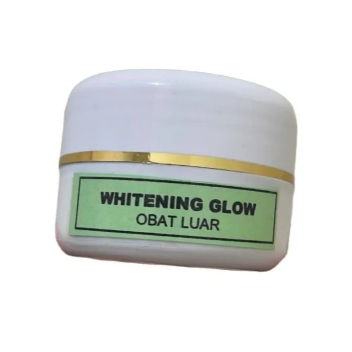CREAM MALAM HQ5 WHITENING GLOW LABEL HIJAU