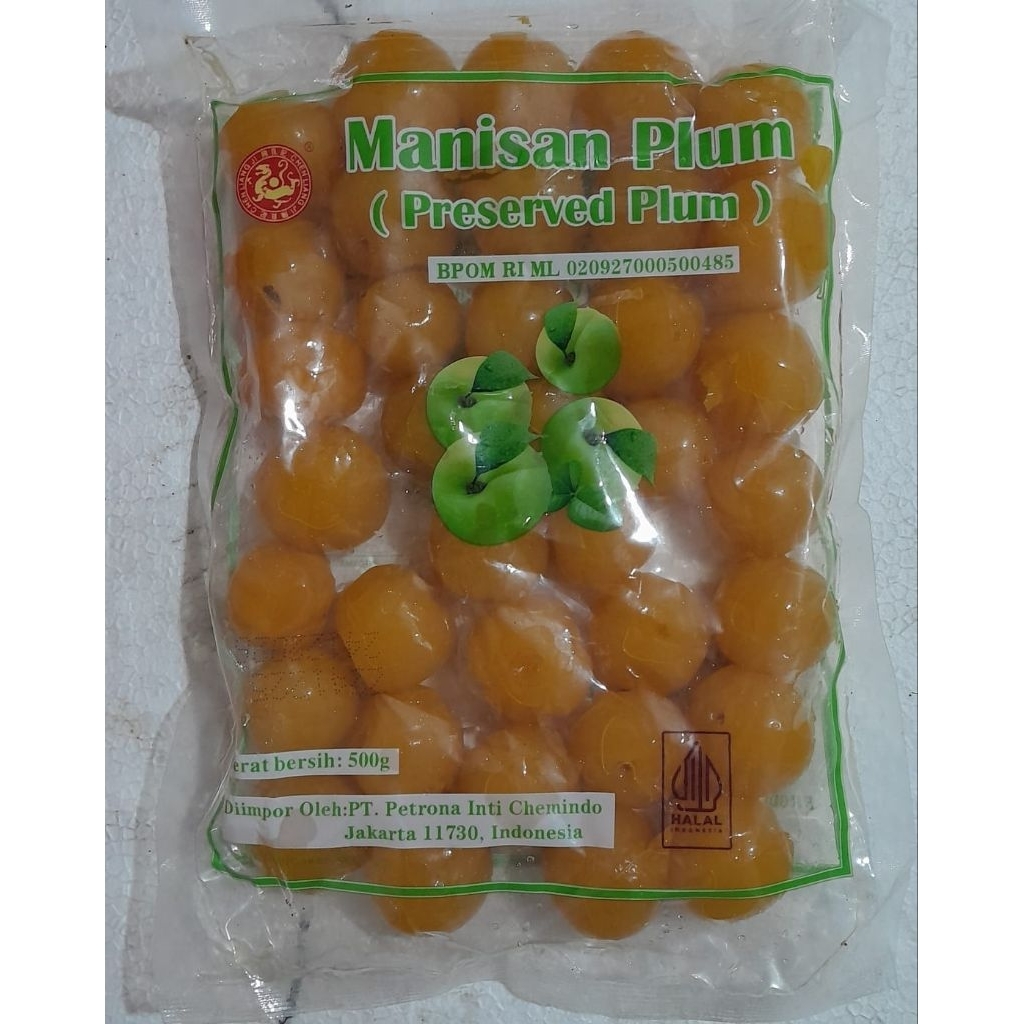 

manisan plum 500g preserved plum