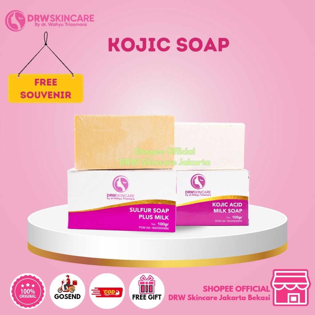 DRW SKINCARE SABUN KOJIC/SABUN GATAL/SABUN WHITENING/KOJIC SOAP/KOJIC MILK/KOJIC SULFUR/BAMBOO CHARC