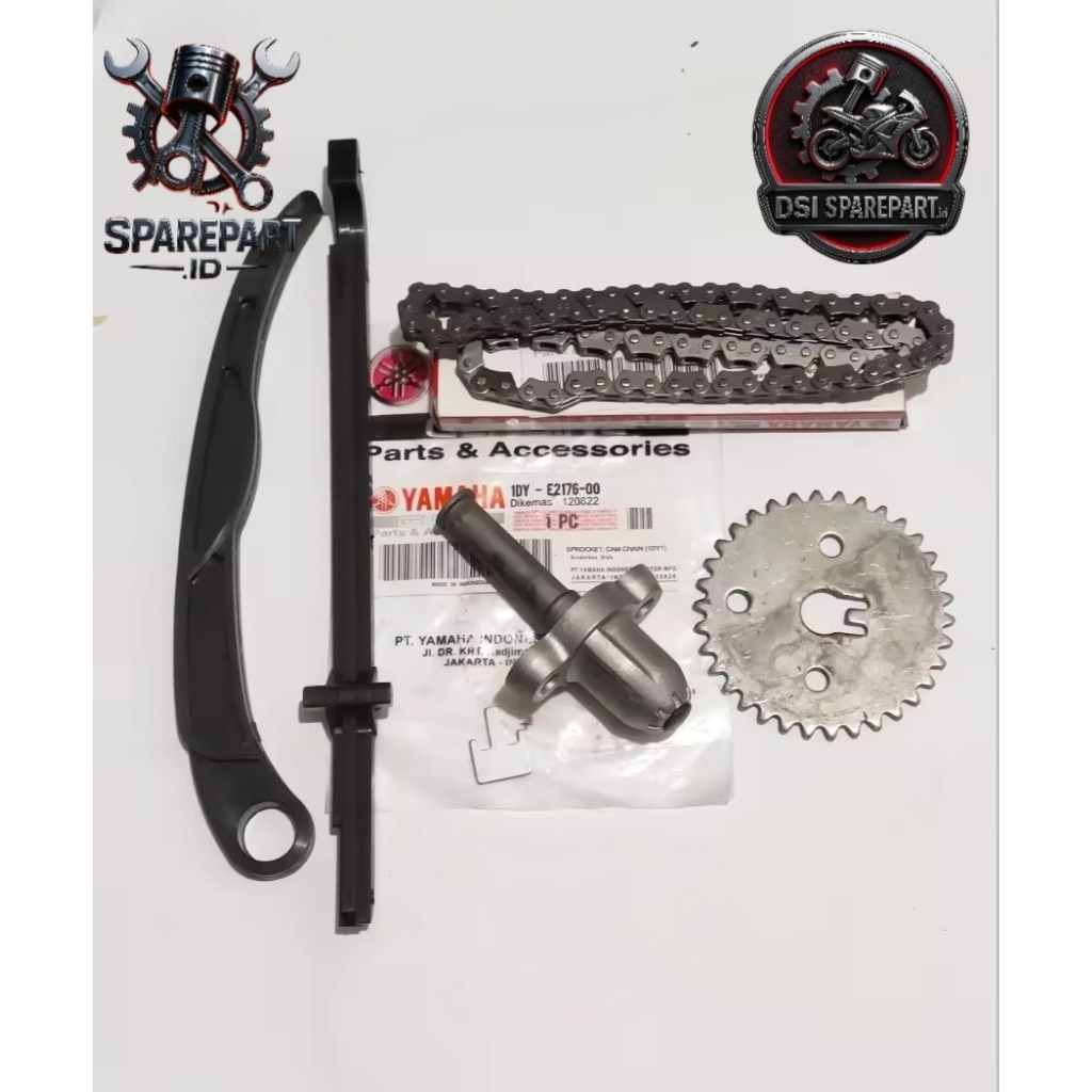 GIGI SENTRIK SET RANTAI KETENG TONJOKAN KETENG+TENSIONER JUPITER Z1 KODE(1DY)