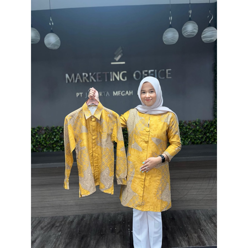 baju batik couple solo premium