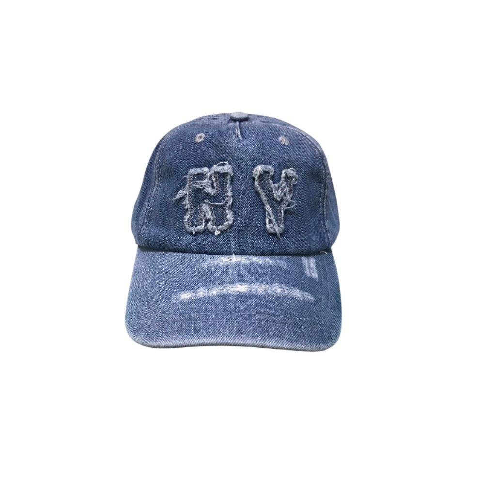 Topi baseball unisex branded N*w Era New York Denim Original Import