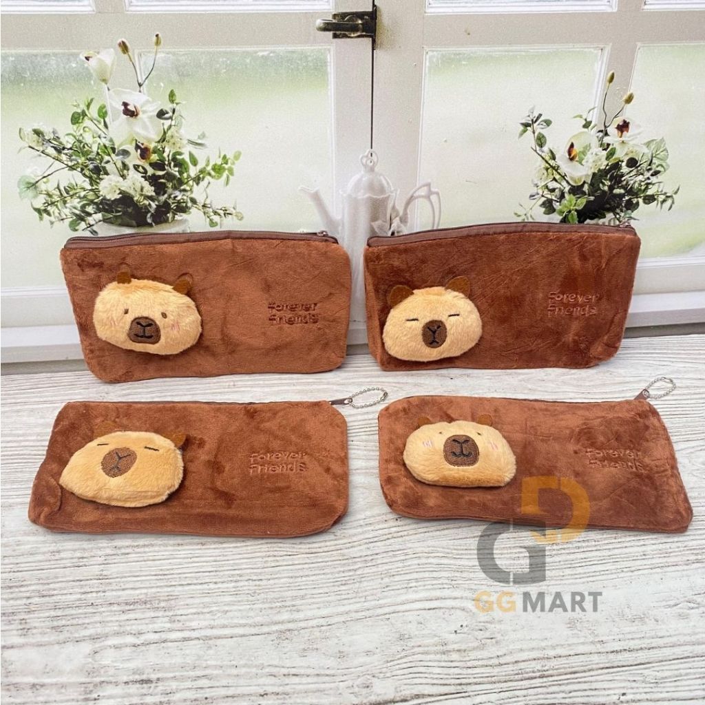 

G & G Mart KOTAK PENSIL FOREVER FRIEND BONEKA CAPYBARA KP-2019 TERJANGKAU LUCU IMUT KADO UNIK SOUVERNIR COD
