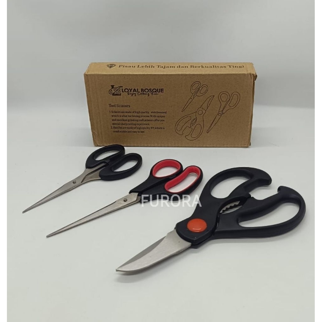 Gunting Set Gunting Dapur Gunting Pohon Stainless steel