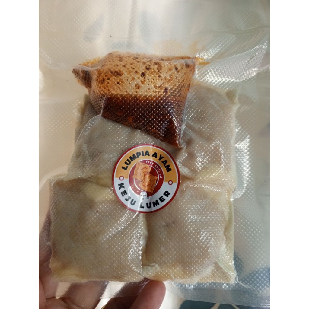 

lumpia ayam keju lumer