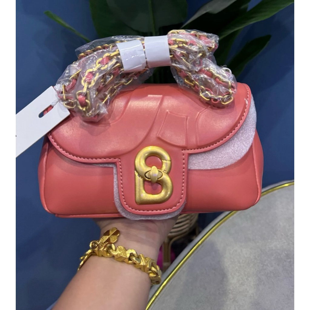 Alma Small Bag Buttonscarves Mauve NEW