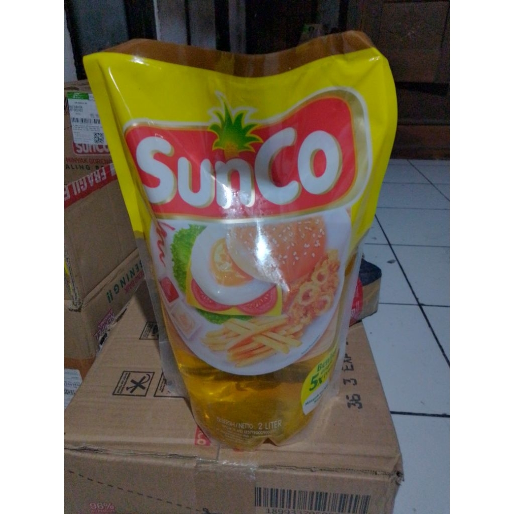 

minyak goreng sunco 2 liter beli 2 pcs jadi lebih murah kurang lebih satunya 37.000