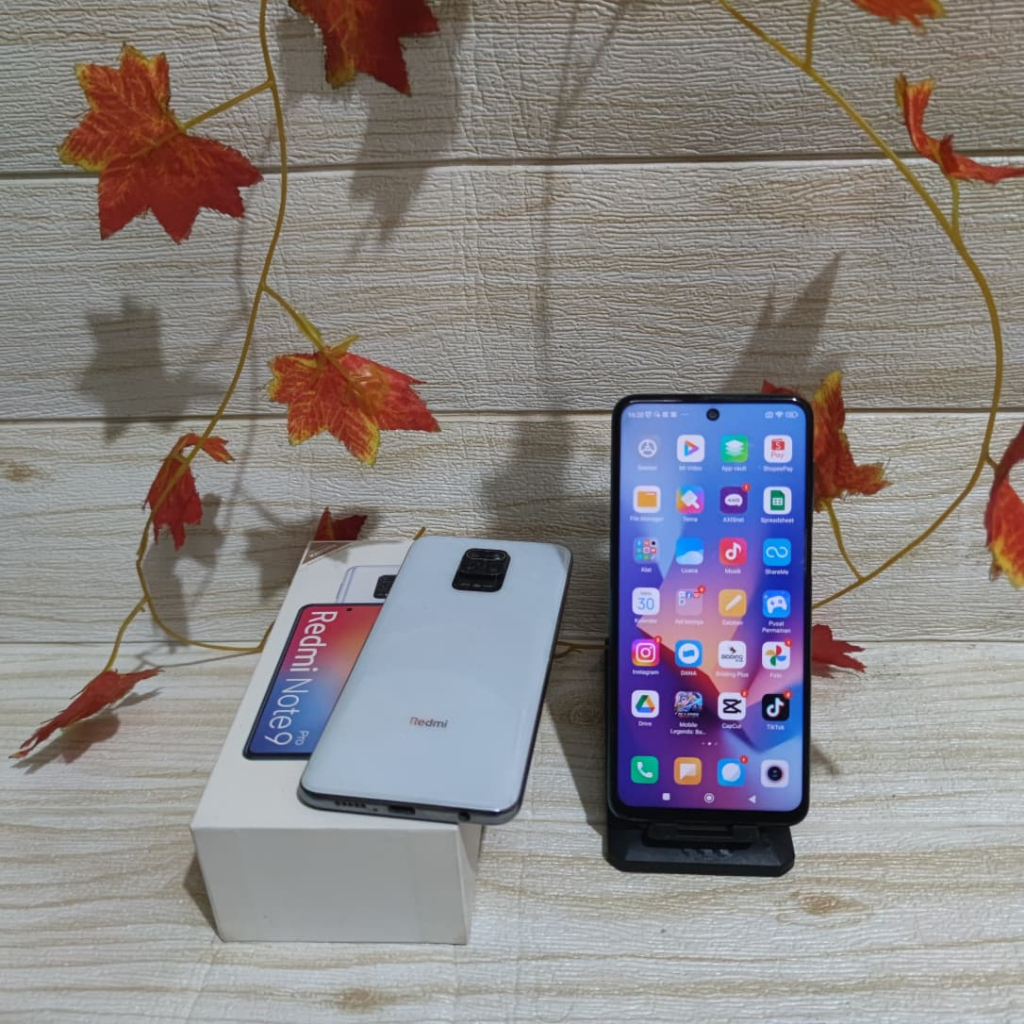 Hp Bekas Xiaomi Redmi Note 9 Pro 6/64 - 8/128 Garansi Ex Tam Indonesia