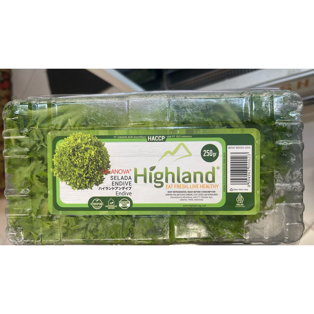 

Highland Salanova Salad Endive 250grm / Pack