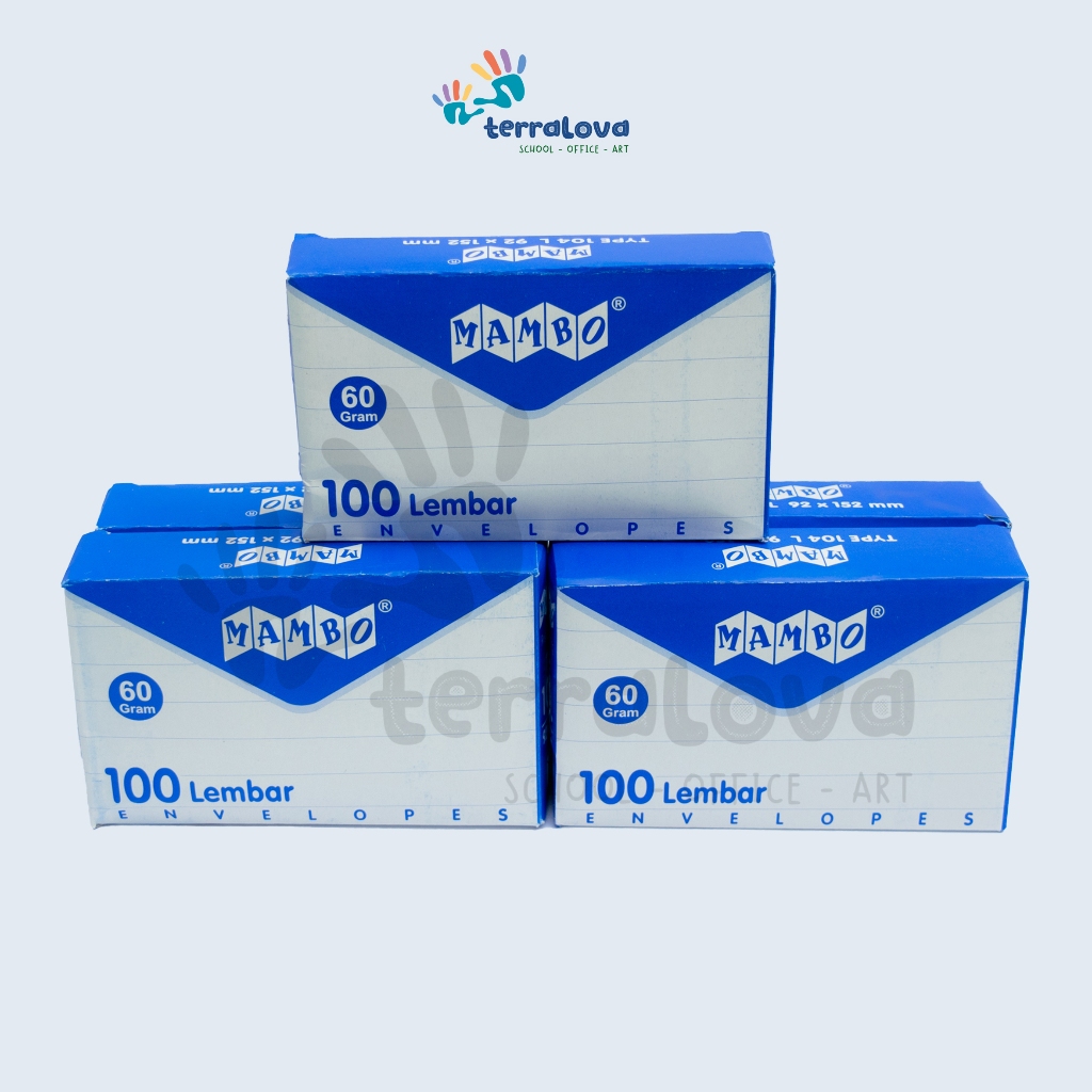 

Amplop Mambo 104 L (Tanggung) Tanpa Perekat