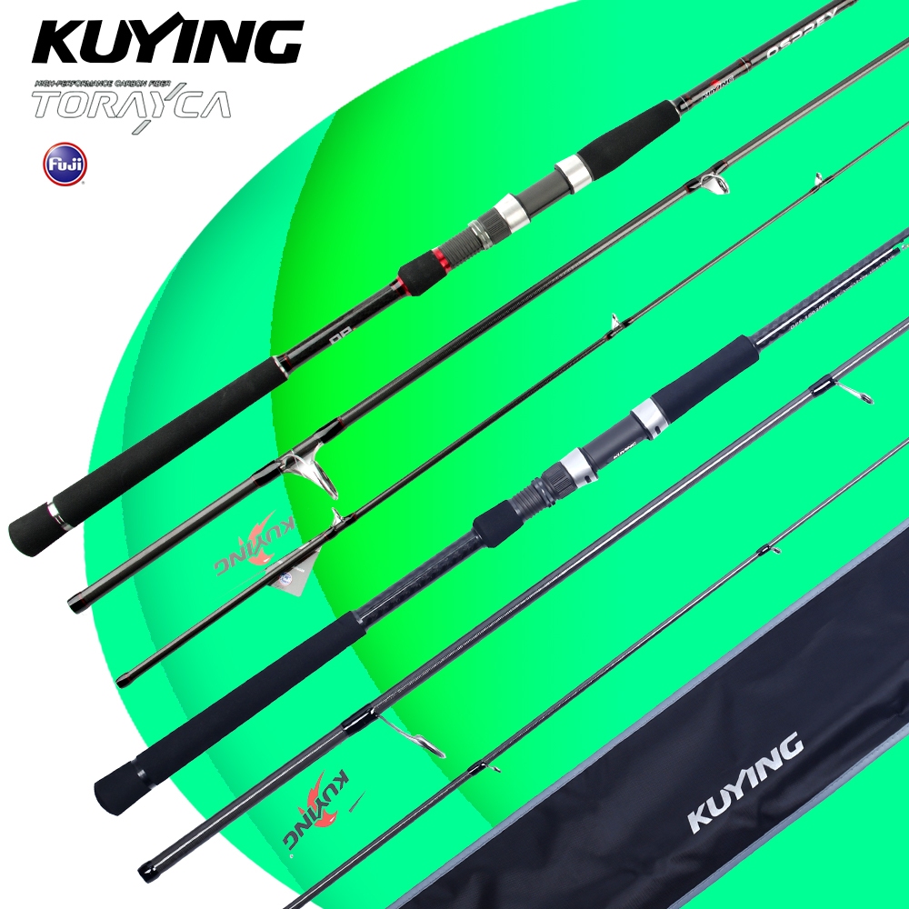 KUYING OSPREY 9'0" 10'0" Tongkat Pancing Jarak Jauh untuk Pancing Pantai Joran Spinning Fishing MH