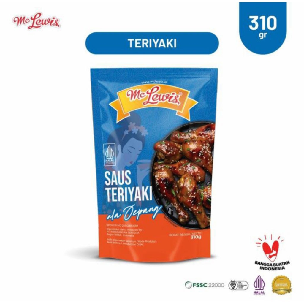 

McLewis Saus Terayaki 310g